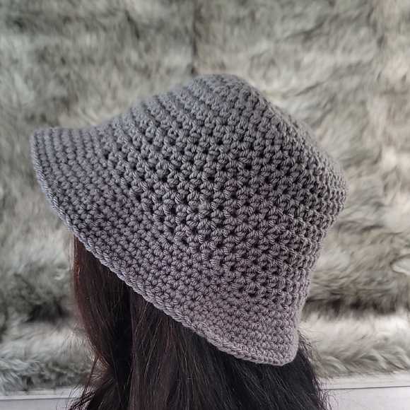 Gray Knit Women's Hat - Picture 2 of 14